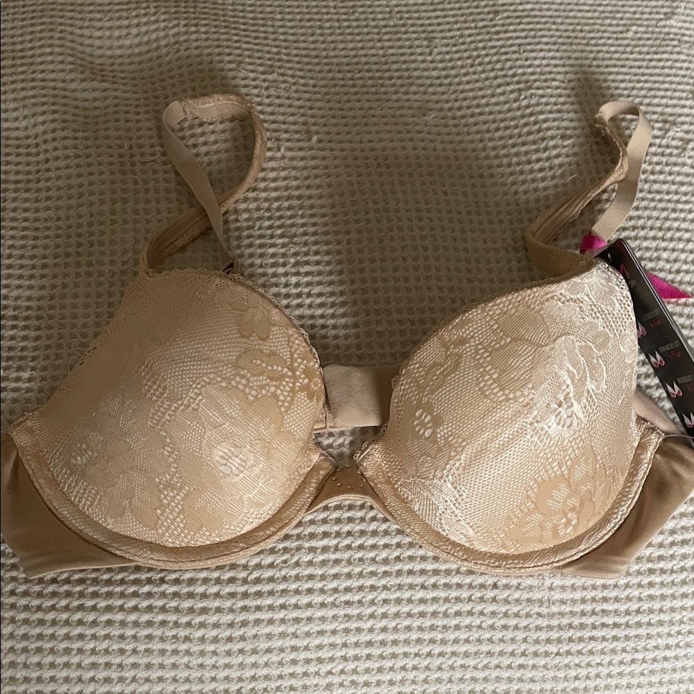 Maiden form Elegant Lace Beige Push Up Bra